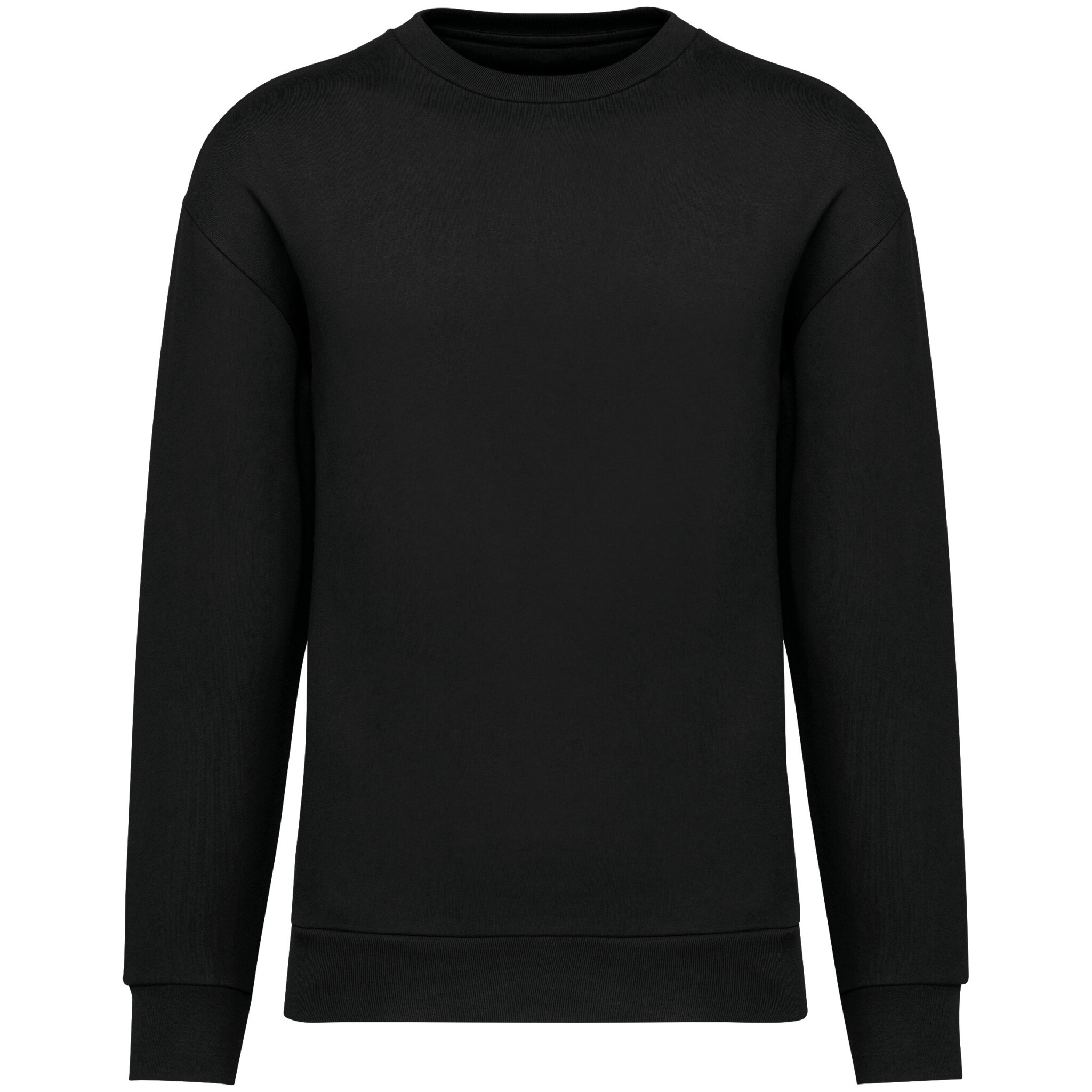 Miniature 10 pour Sweat-shirt écoresponsable à col rond à épaules tombantes molleton gratté unisexe