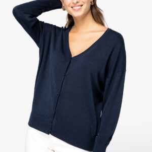 Visuel Cardigan écoresponsable en lyocell femme