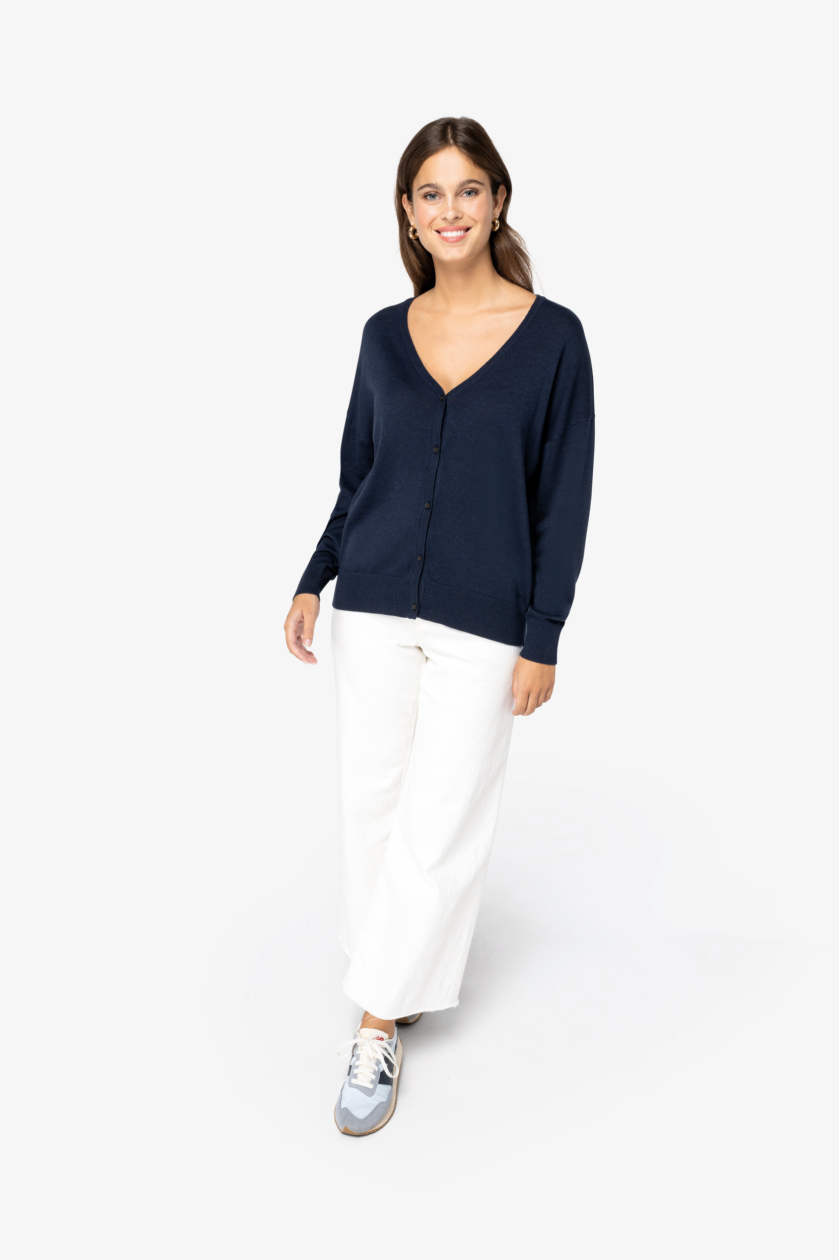 Miniature 2 pour Cardigan écoresponsable en lyocell femme