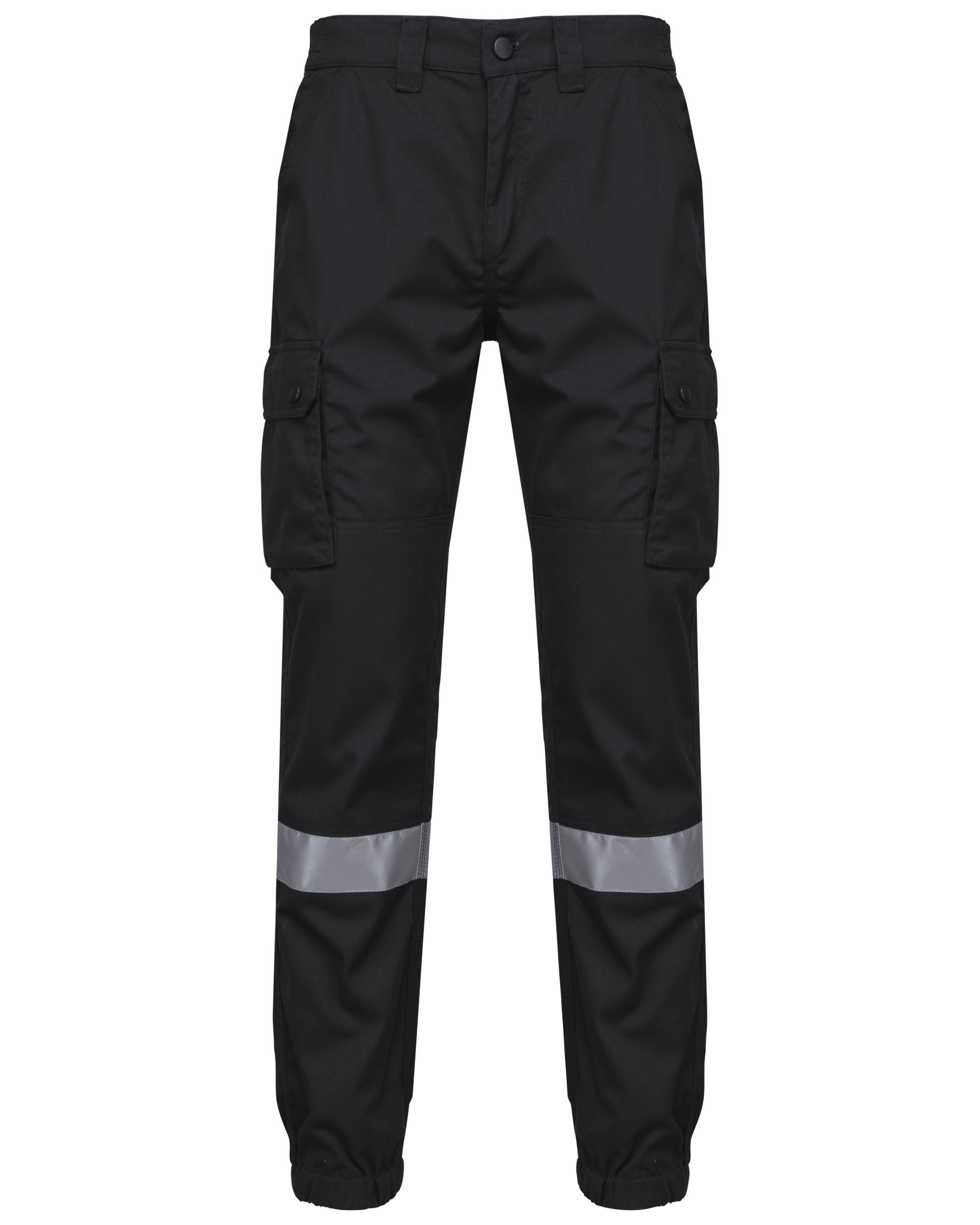 Miniature 13 pour Pantalon cargo unisexe avec bas élastiqué et bande réfléchissante