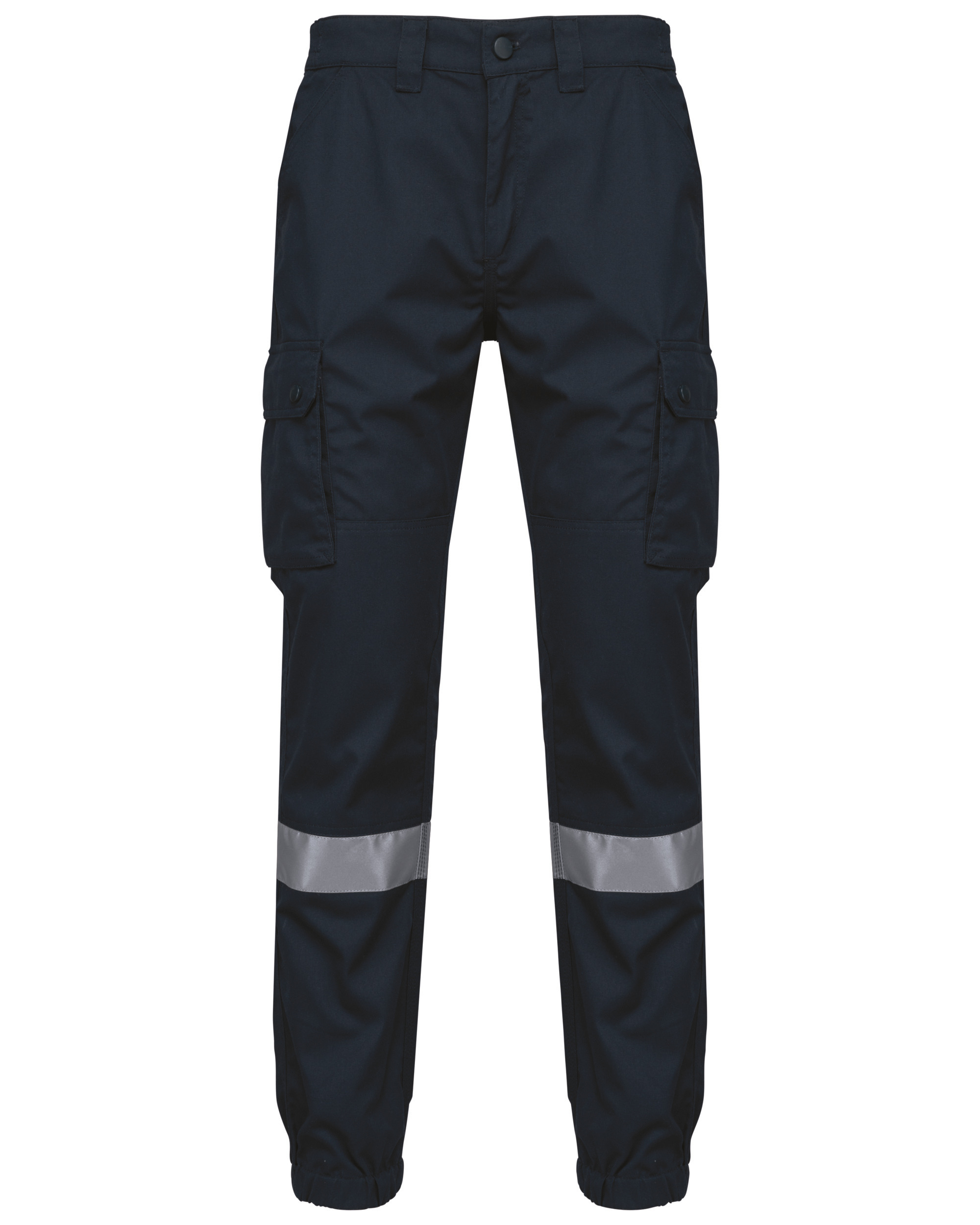Miniature 14 pour Pantalon cargo unisexe avec bas élastiqué et bande réfléchissante