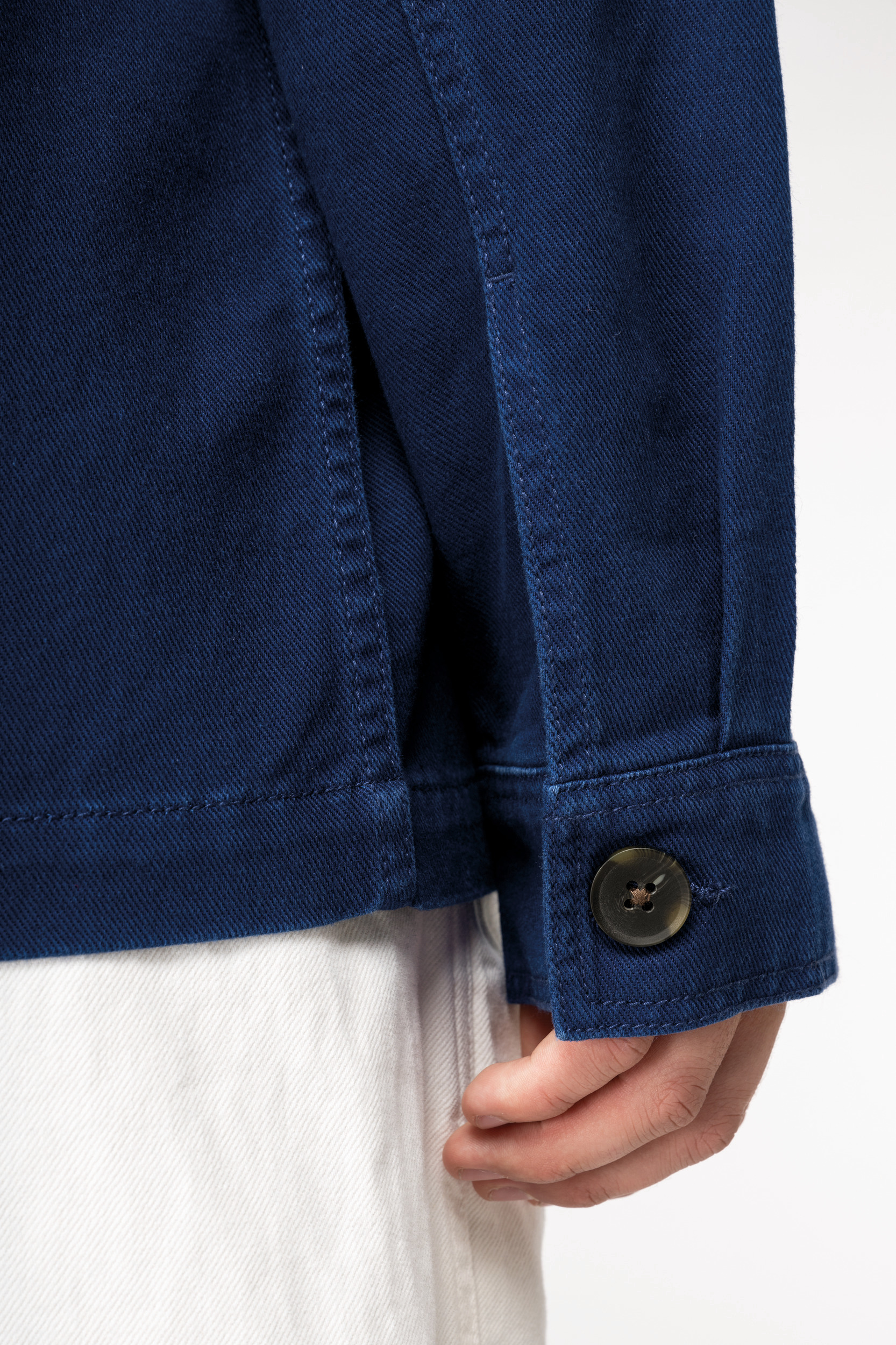 Miniature 8 pour Veste worker écoresponsable délavée homme