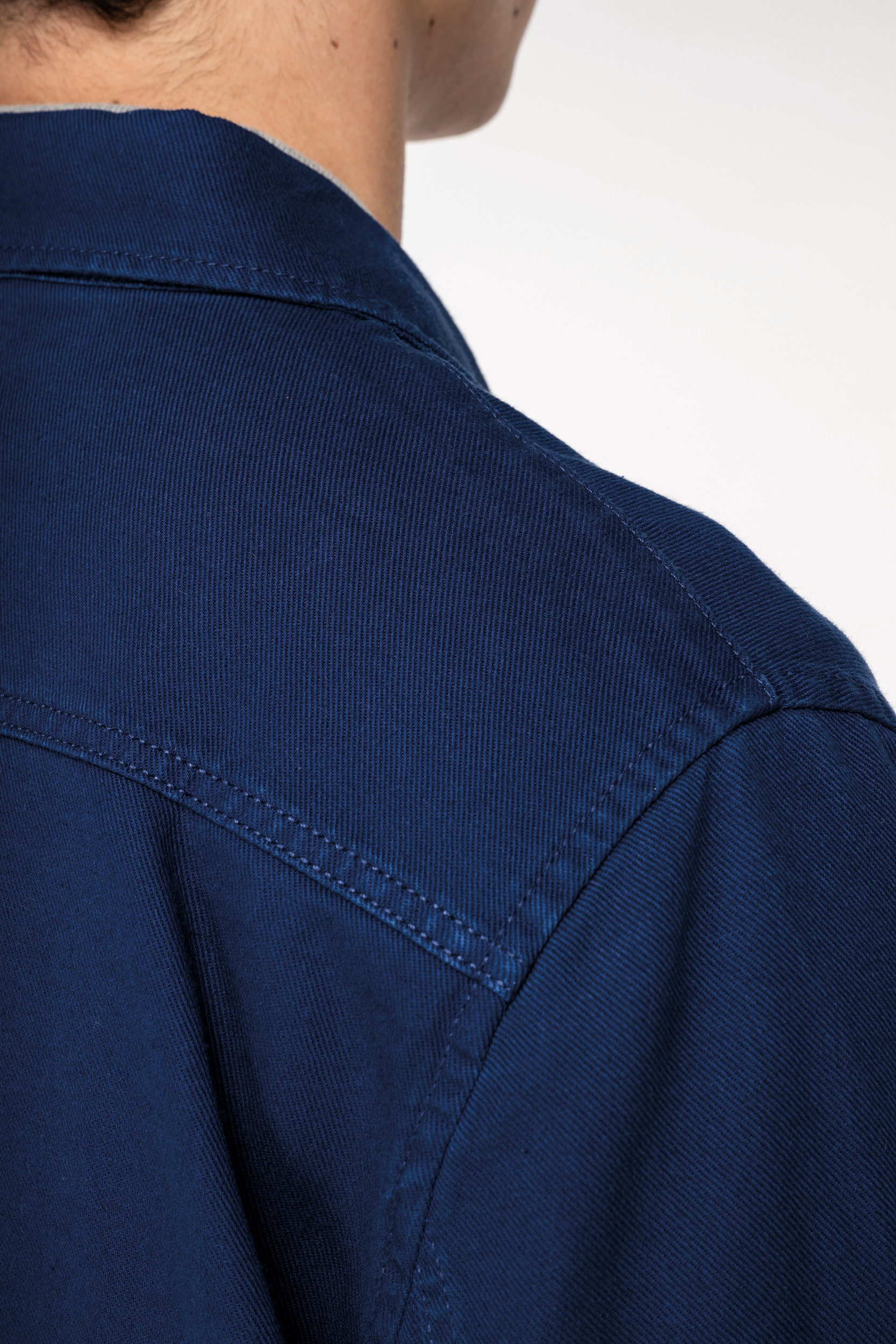 Miniature 7 pour Veste worker écoresponsable délavée homme