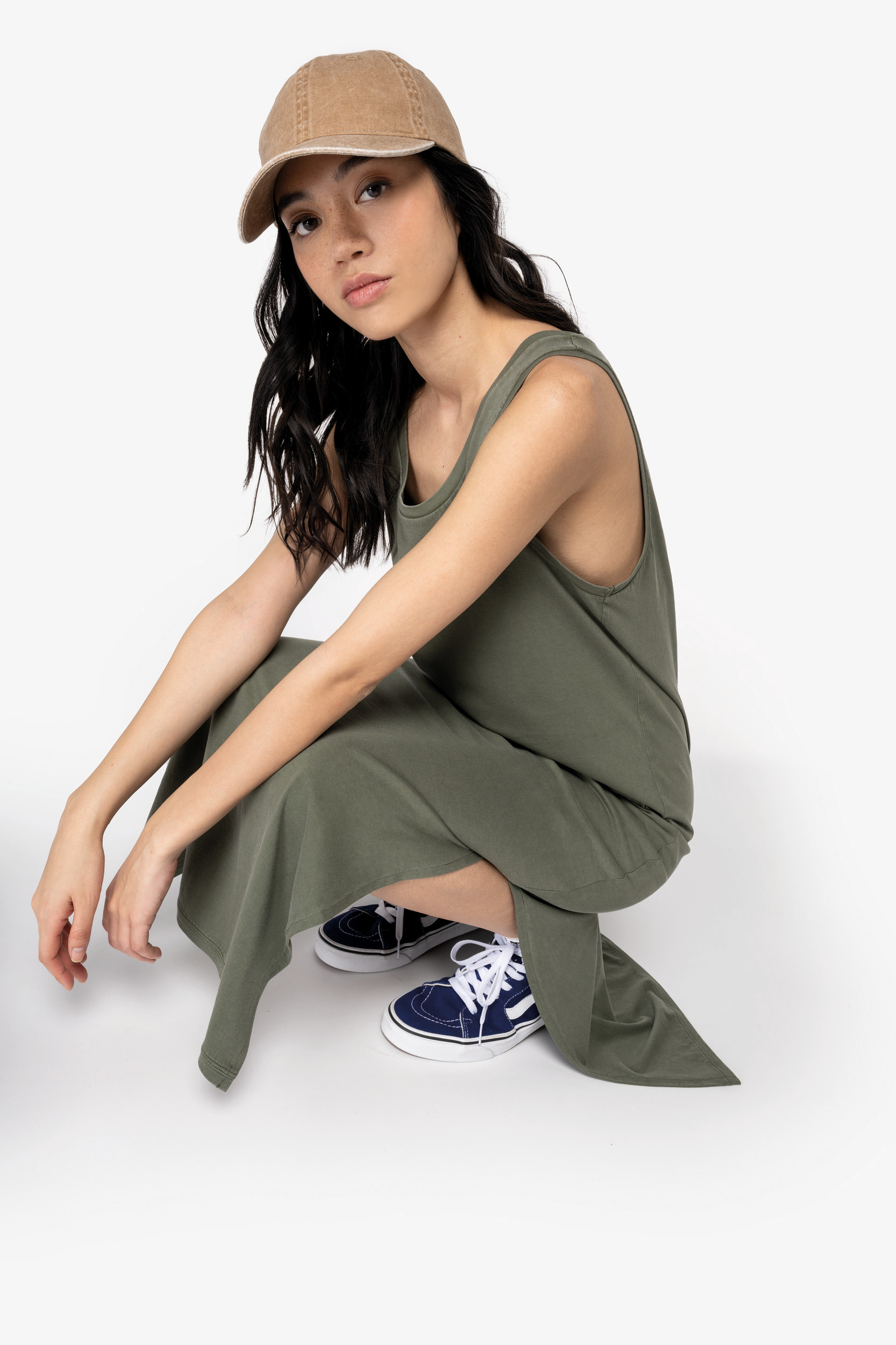 Miniature 2 pour Robe écoresponsable délavée en jersey femme