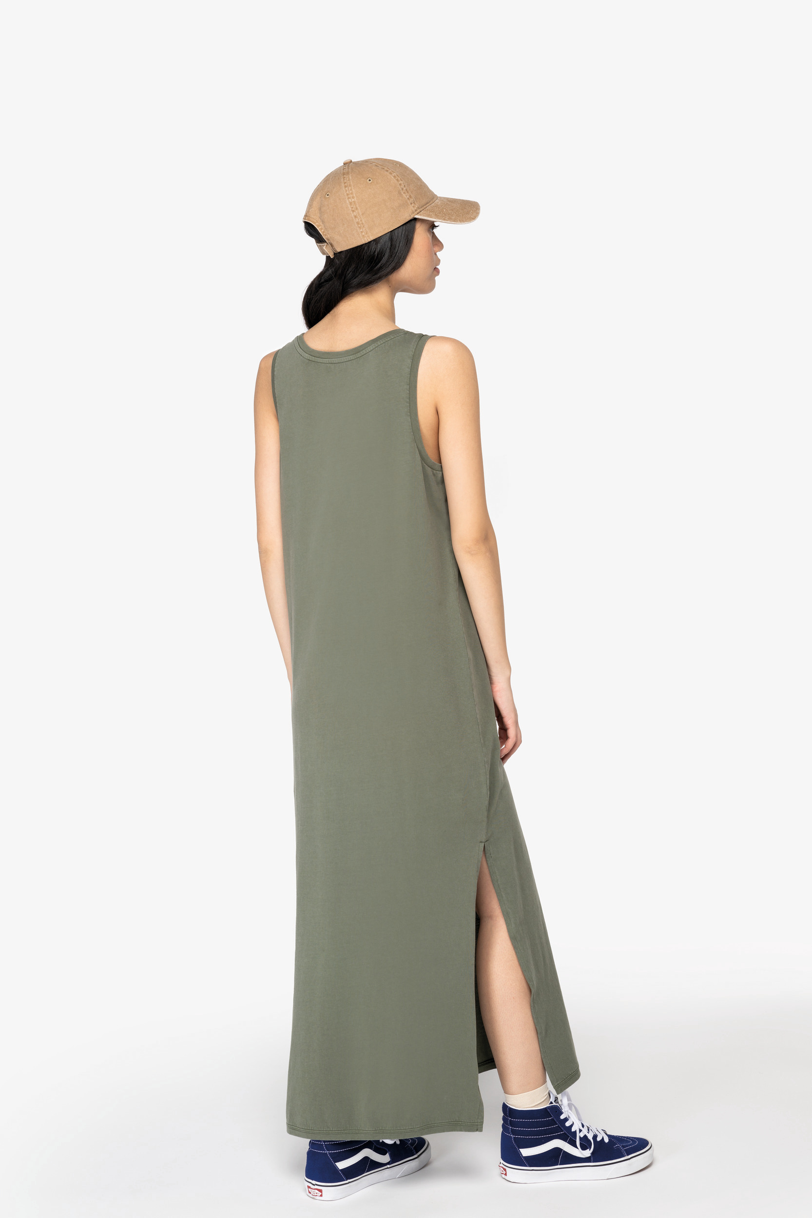 Miniature 4 pour Robe écoresponsable délavée en jersey femme