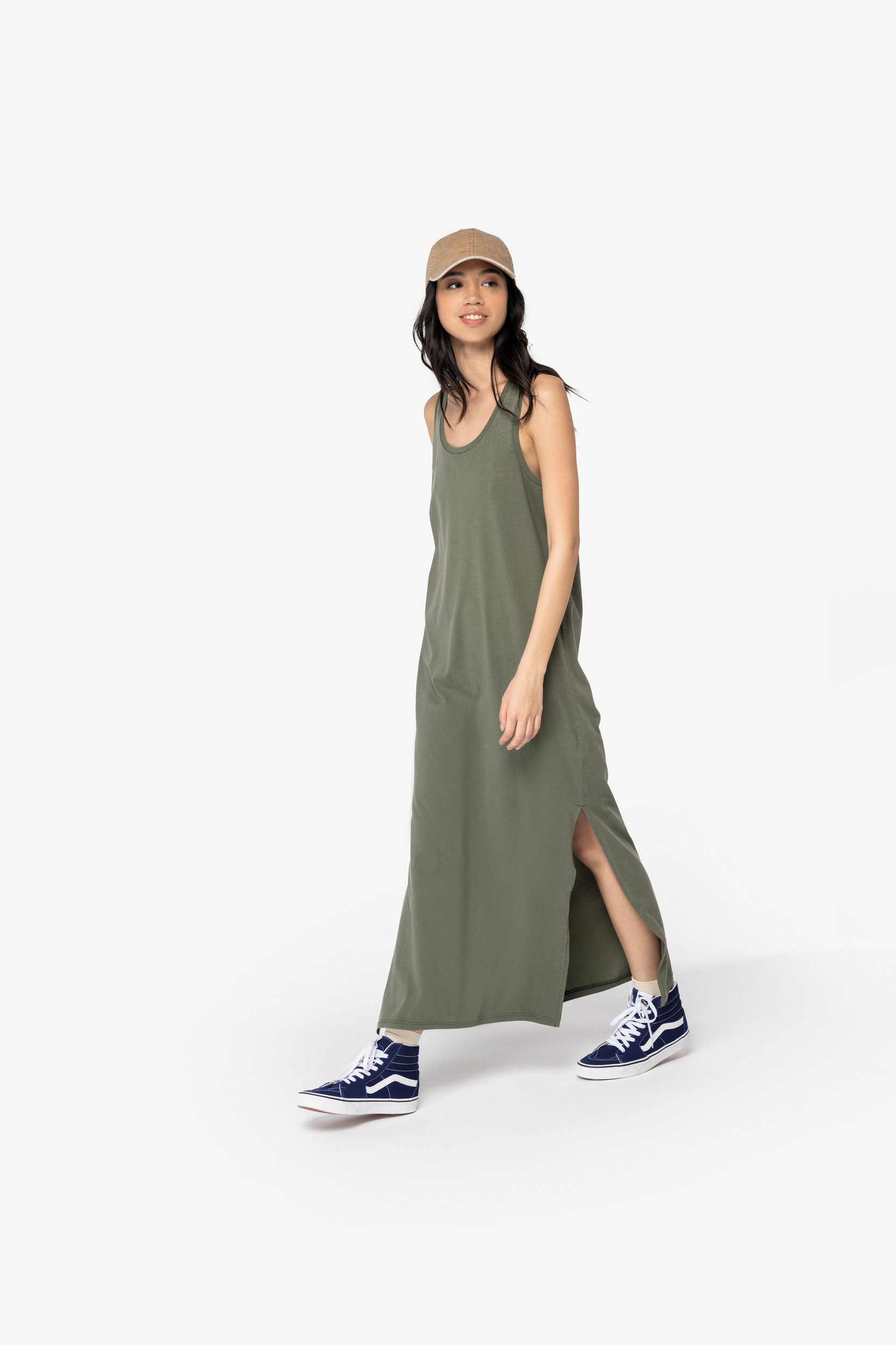Miniature 3 pour Robe écoresponsable délavée en jersey femme