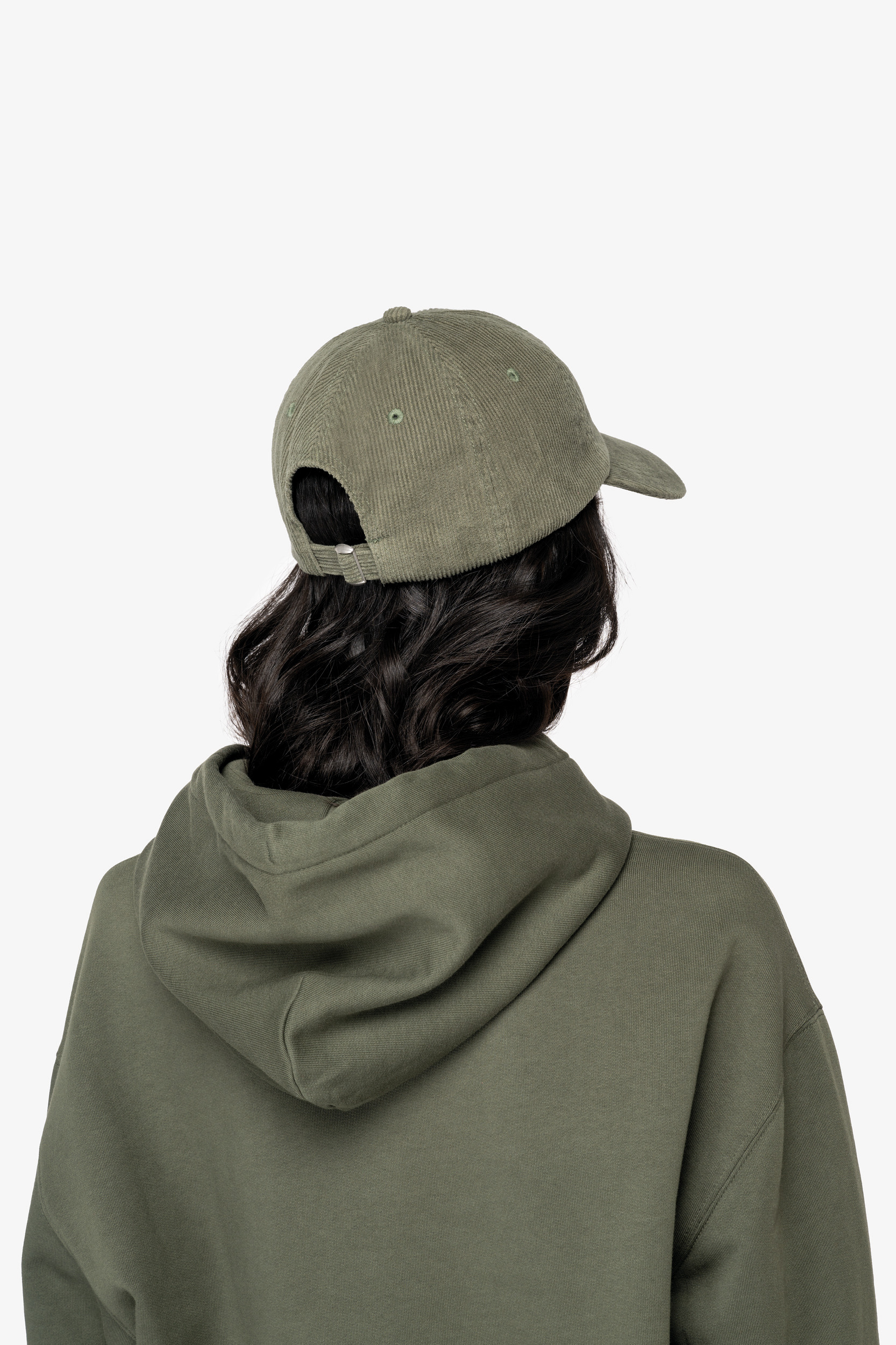 Miniature 4 pour Casquette écoresponsable en velours côtelé 6 panneaux unisexe