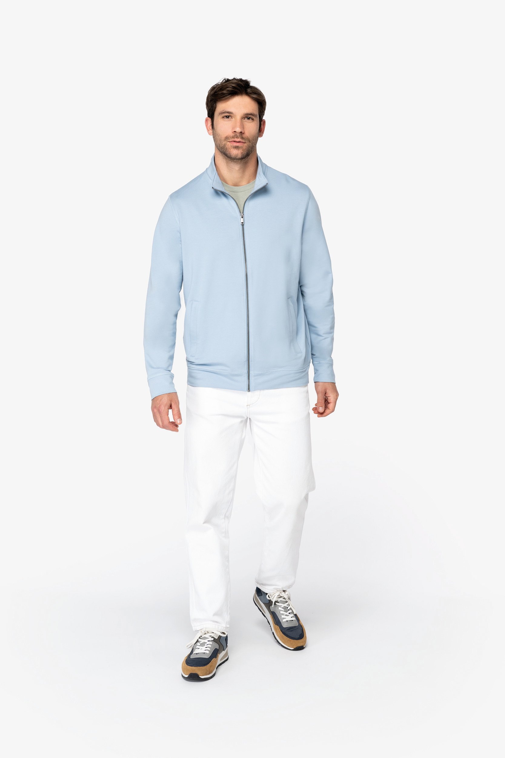 Miniature 2 pour Sweat-shirt écoresponsable zippé en modal homme