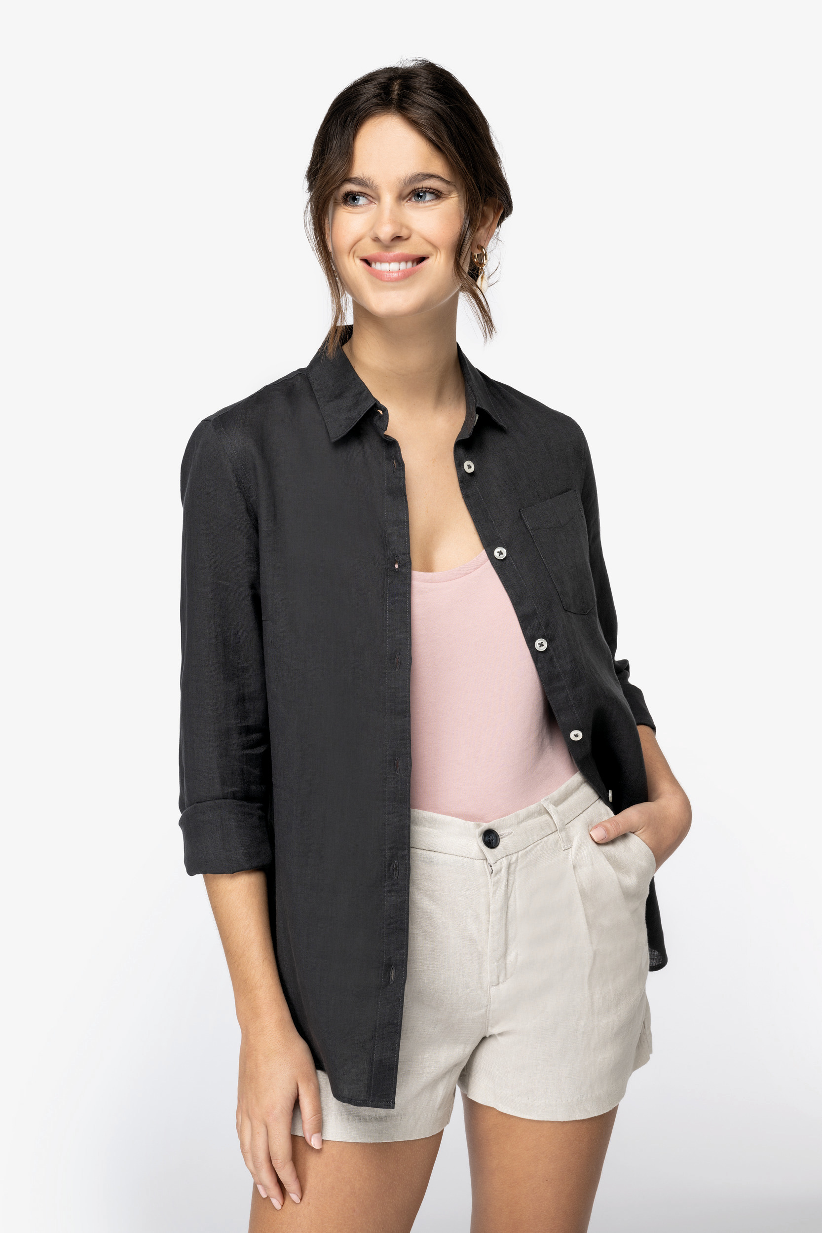 Miniature 1 pour Chemise en lin femme