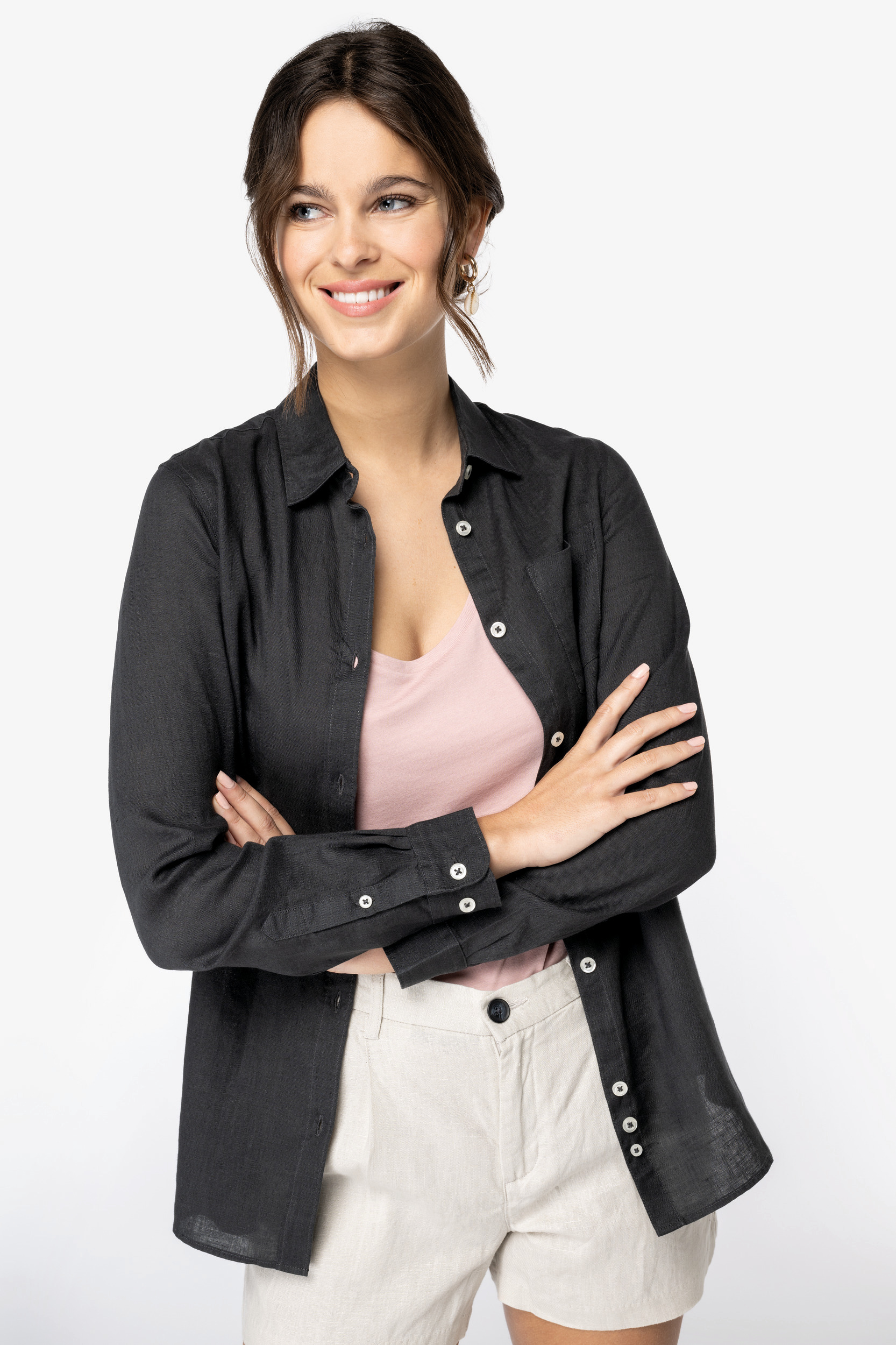 Miniature 3 pour Chemise en lin femme