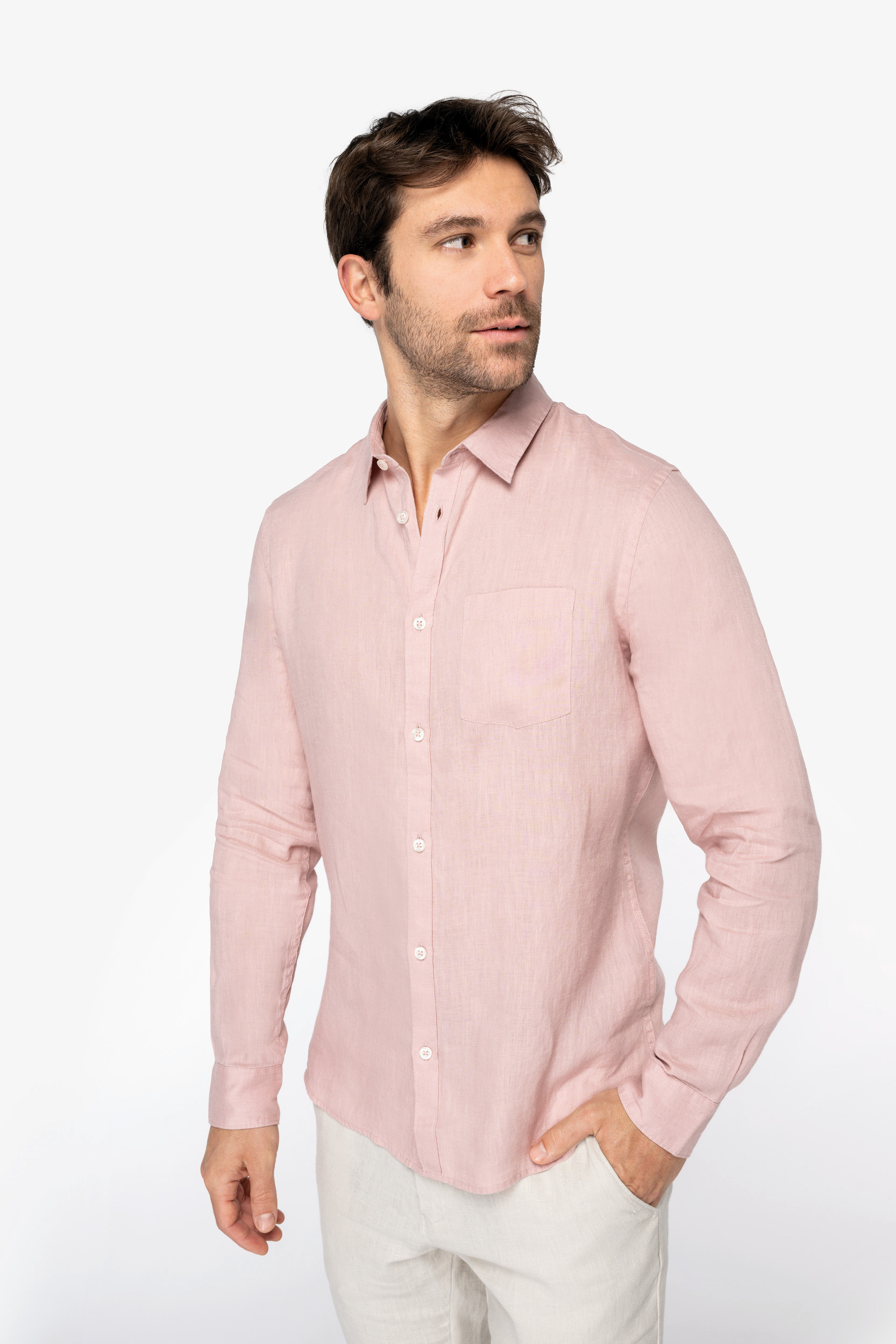 Miniature 3 pour Chemise en lin homme