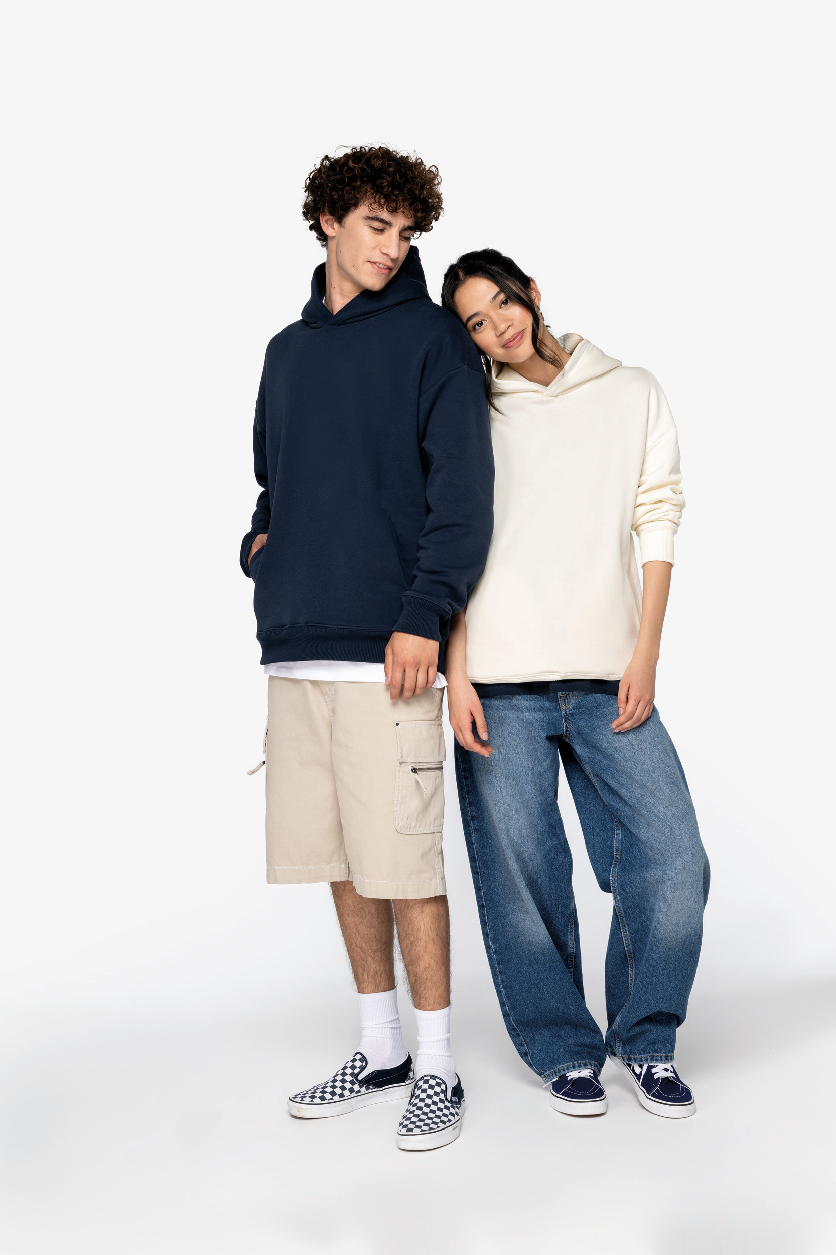 Miniature 1 pour Sweat-shirt écoresponsable à capuche oversize unisexe