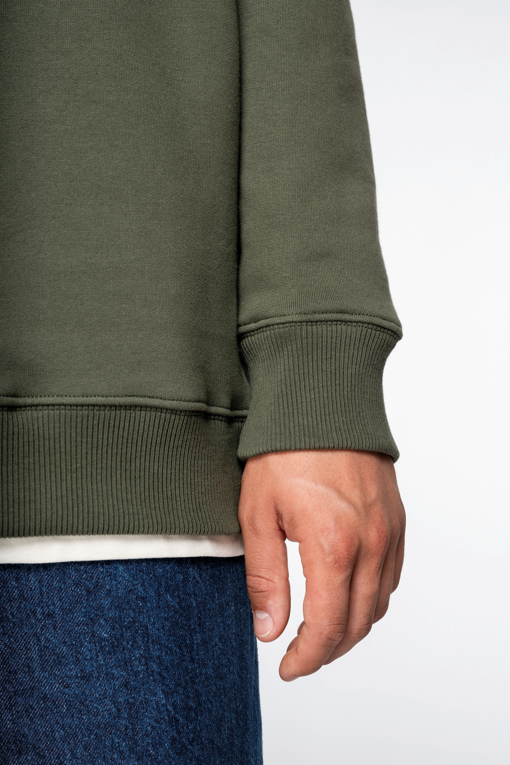 Miniature 8 pour Sweat-shirt écoresponsable à col rond oversize unisexe