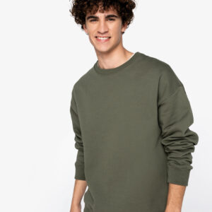 Visuel Sweat-shirt écoresponsable à col rond oversize unisexe