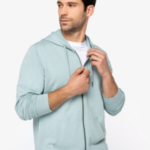 Visuel Sweat-shirt écoresponsable zippé à capuche en modal homme
