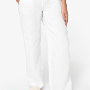 Visuel Pantalon écoresponsable délavé en lin femme