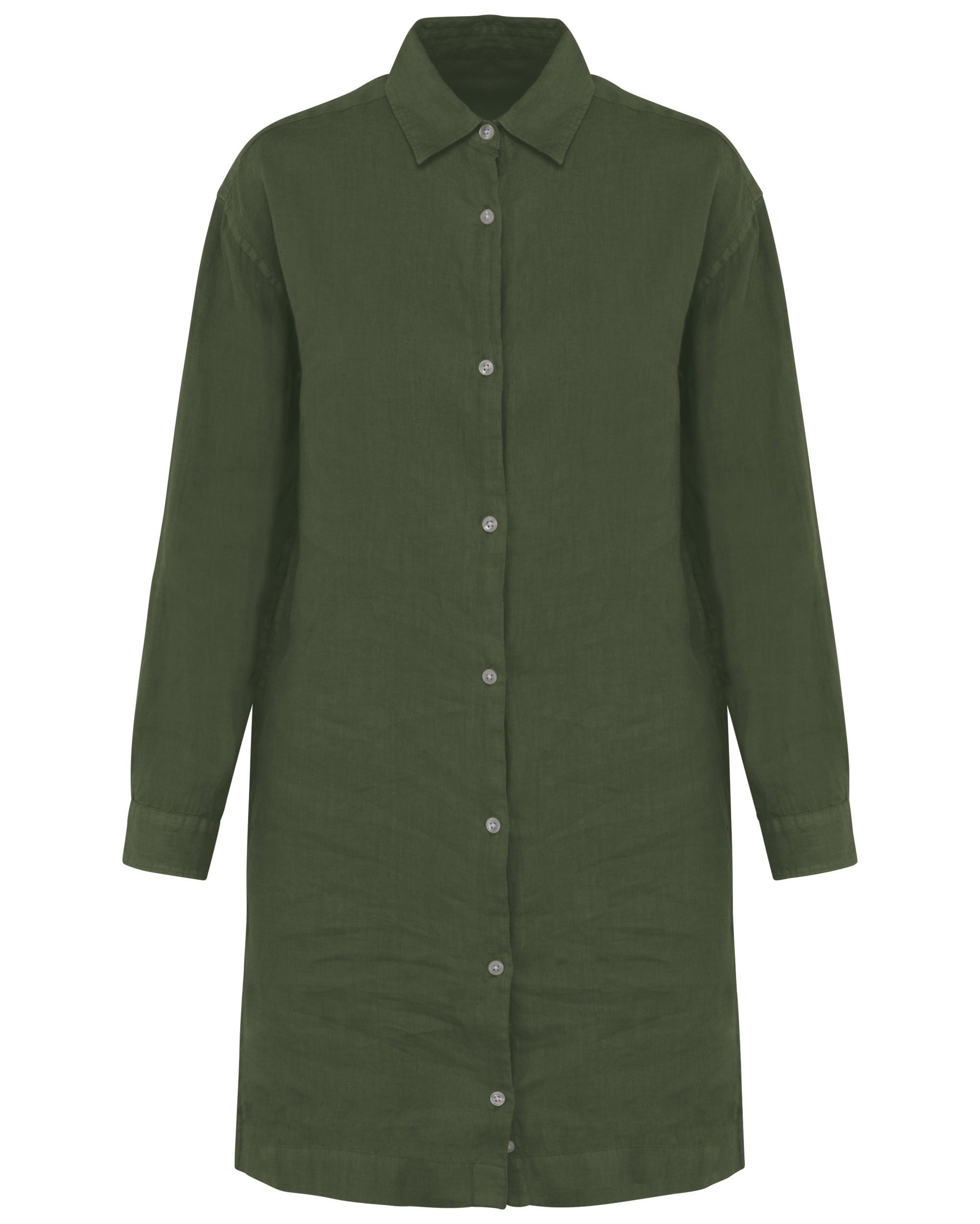 Miniature 9 pour Robe chemise écoresponsable en lin femme