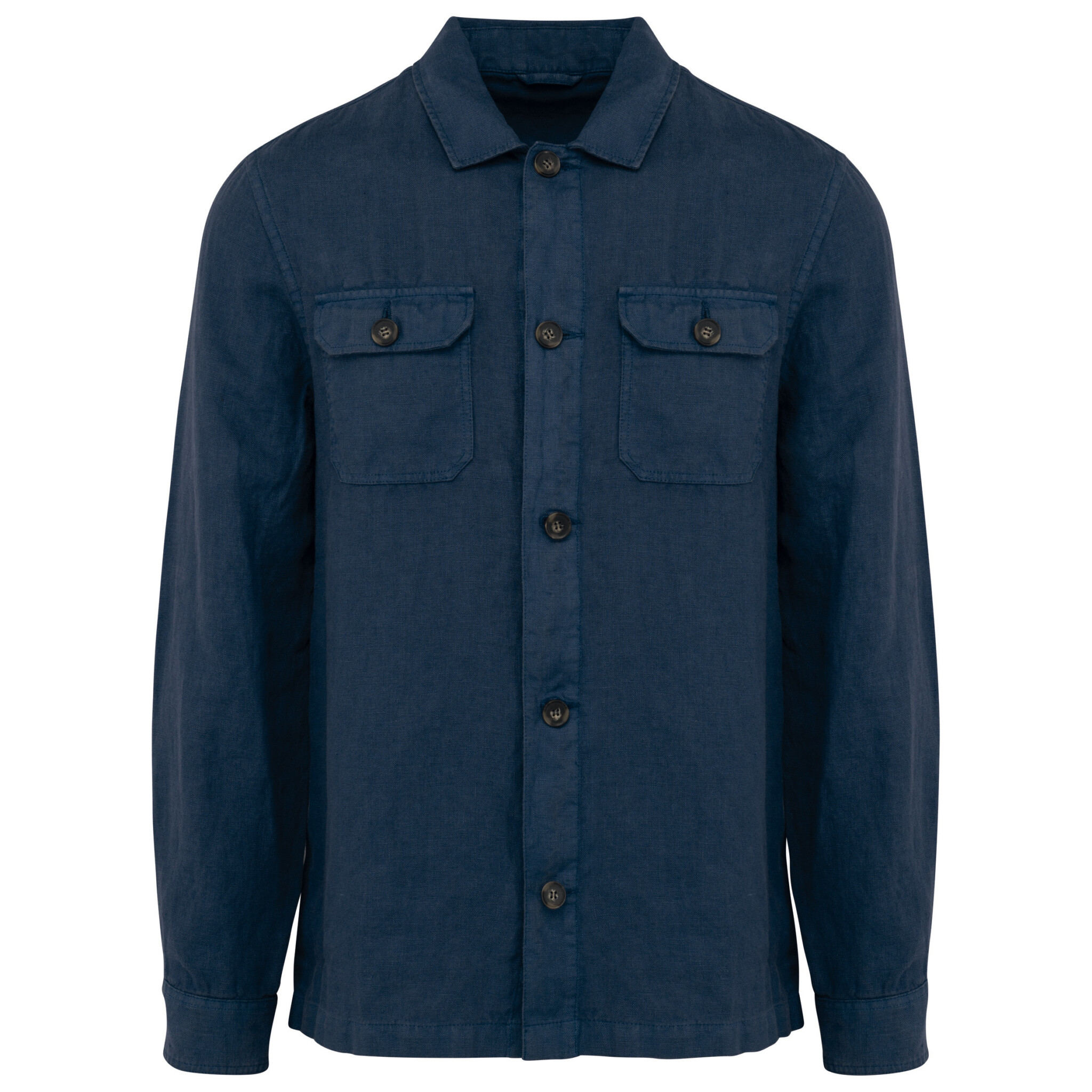 Miniature 9 pour Surchemise écoresponsable délavée en lin homme