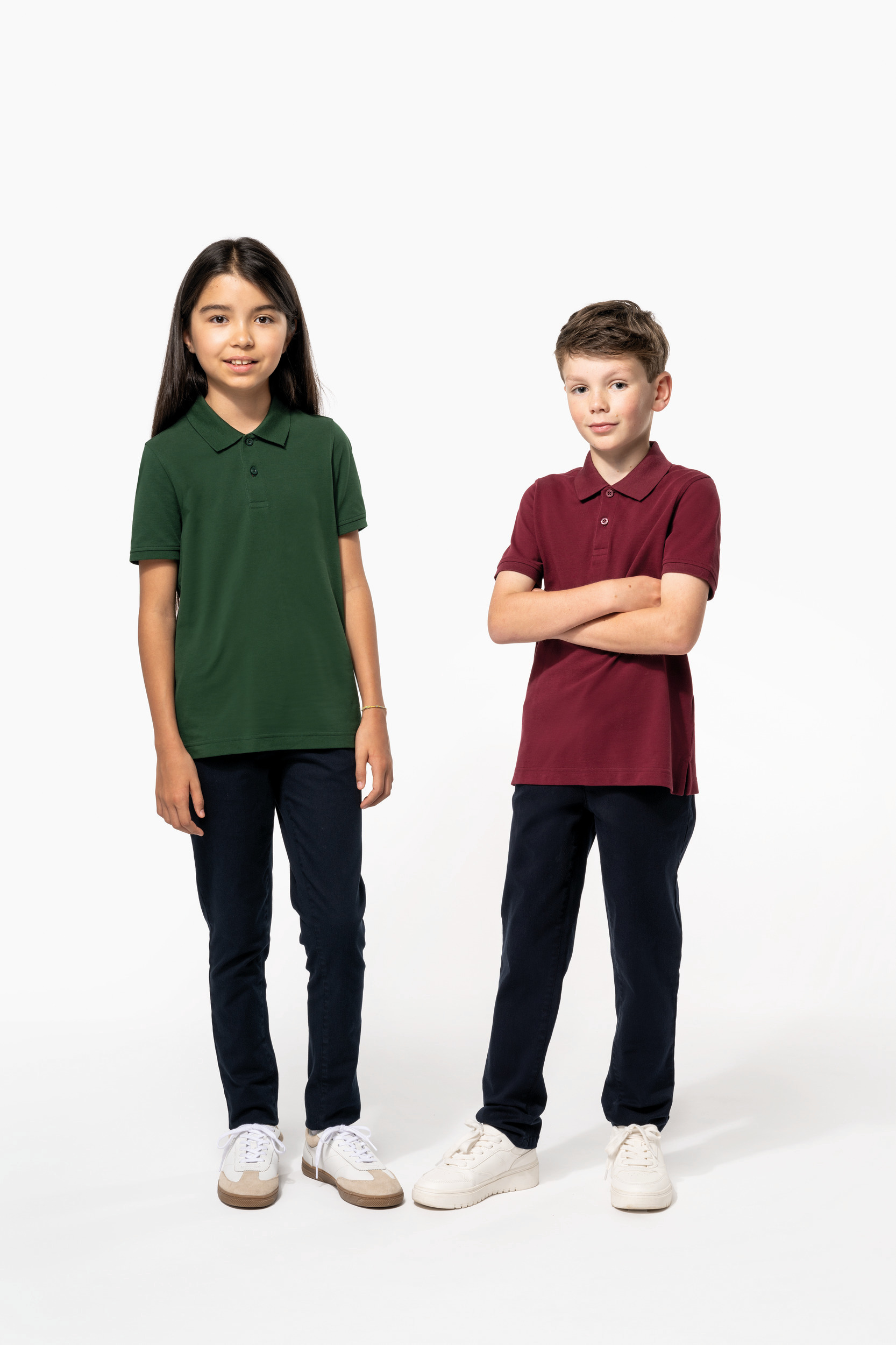 Miniature 4 pour Polo piqué Bio180 enfant