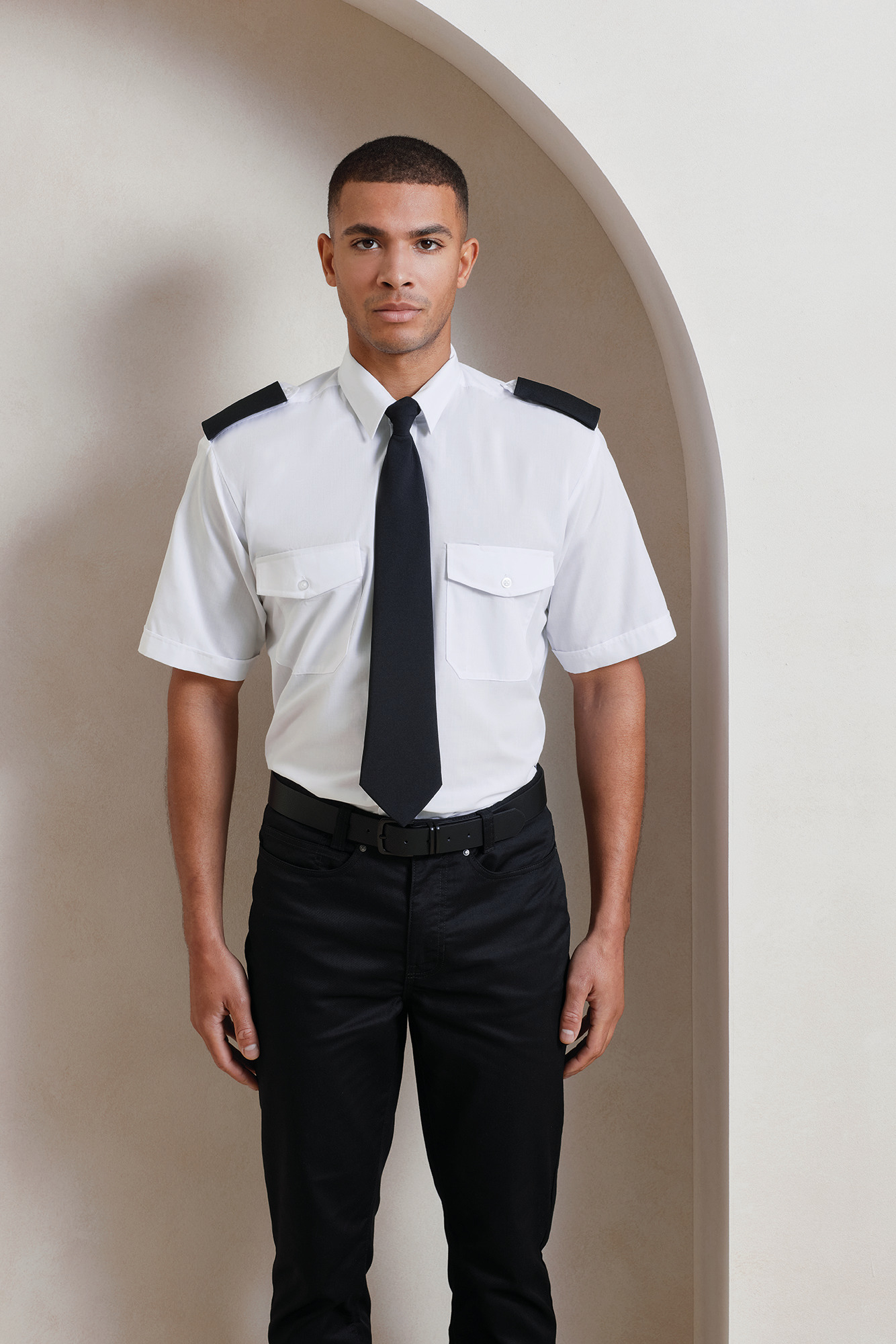 Miniature 3 pour Chemise Homme manches courtes Pilote