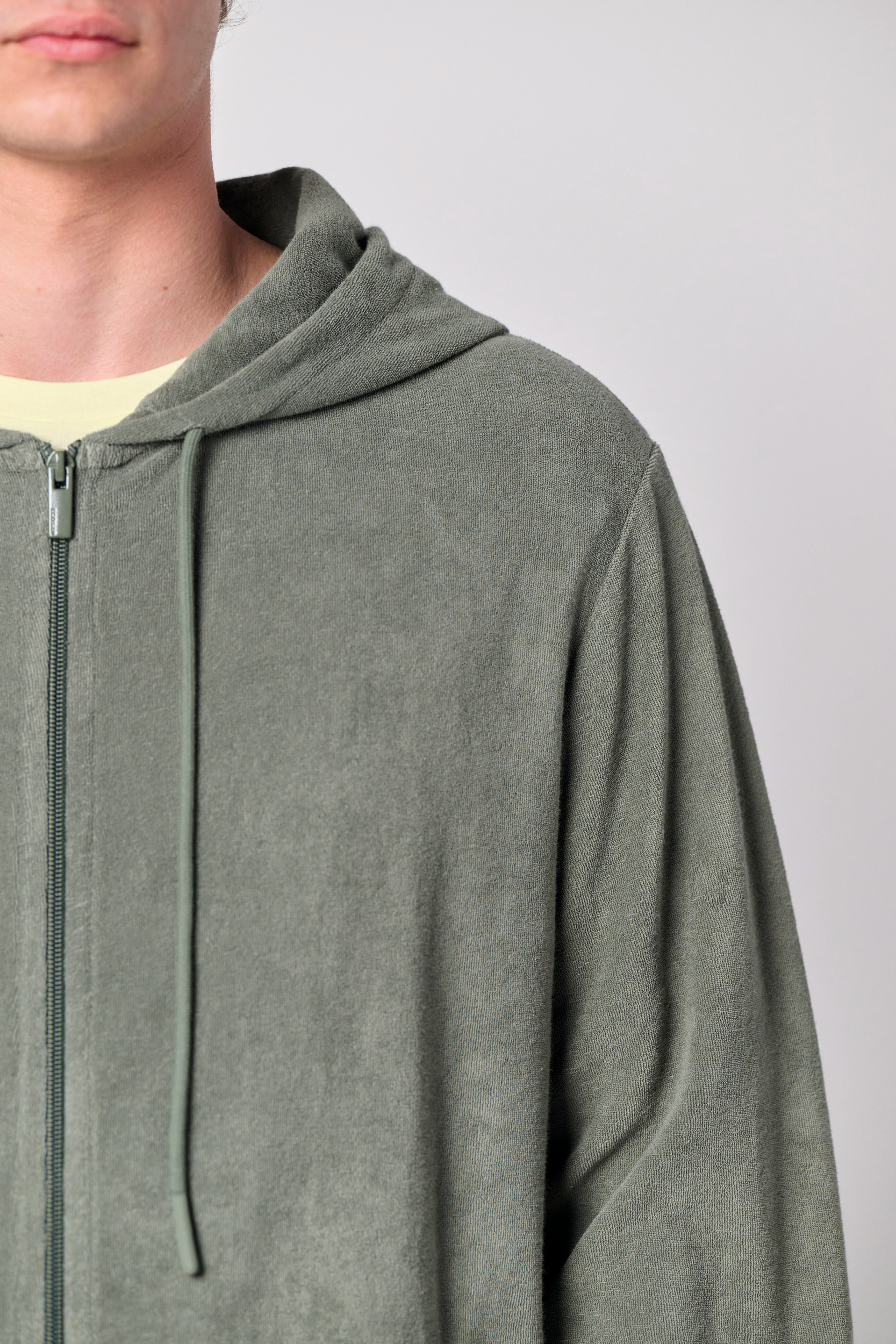 Miniature 18 pour Sweat-shirt écoresponsable en éponge zippé à capuche homme