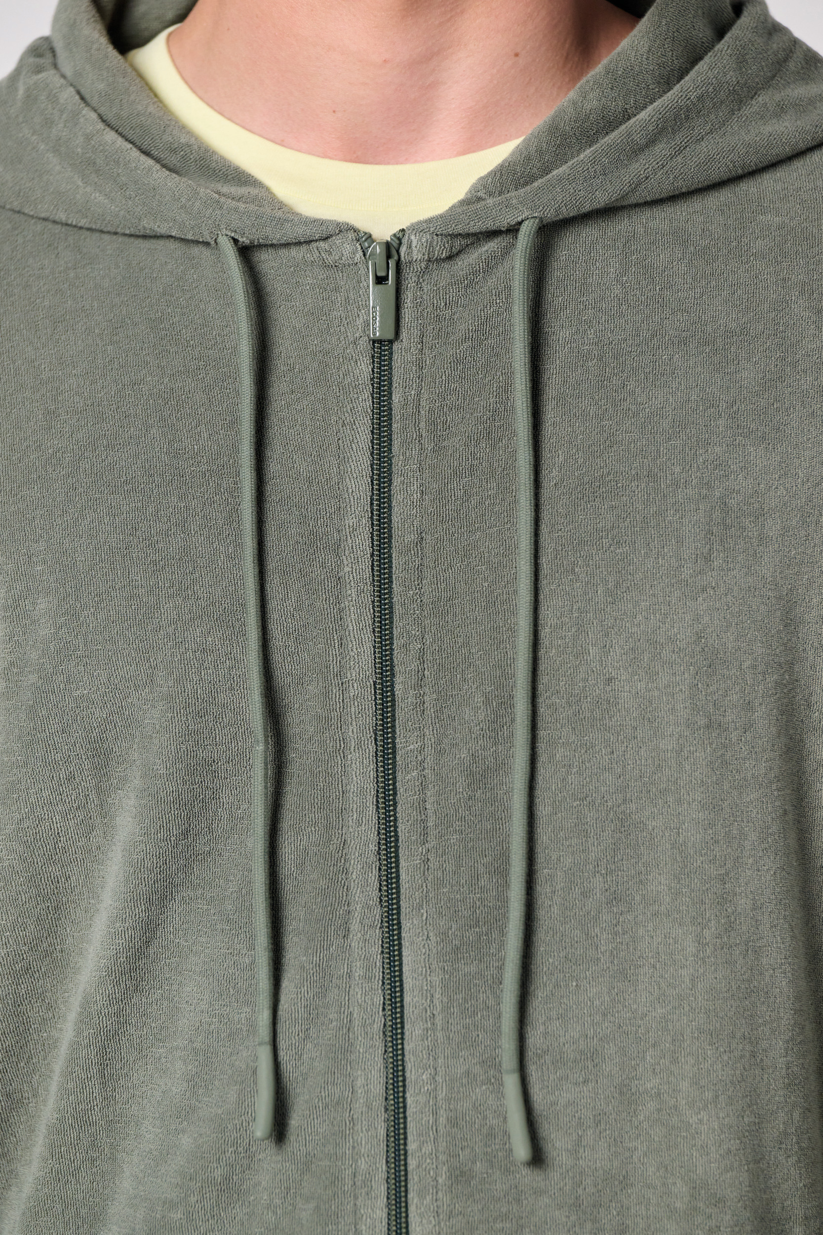 Miniature 16 pour Sweat-shirt écoresponsable en éponge zippé à capuche homme