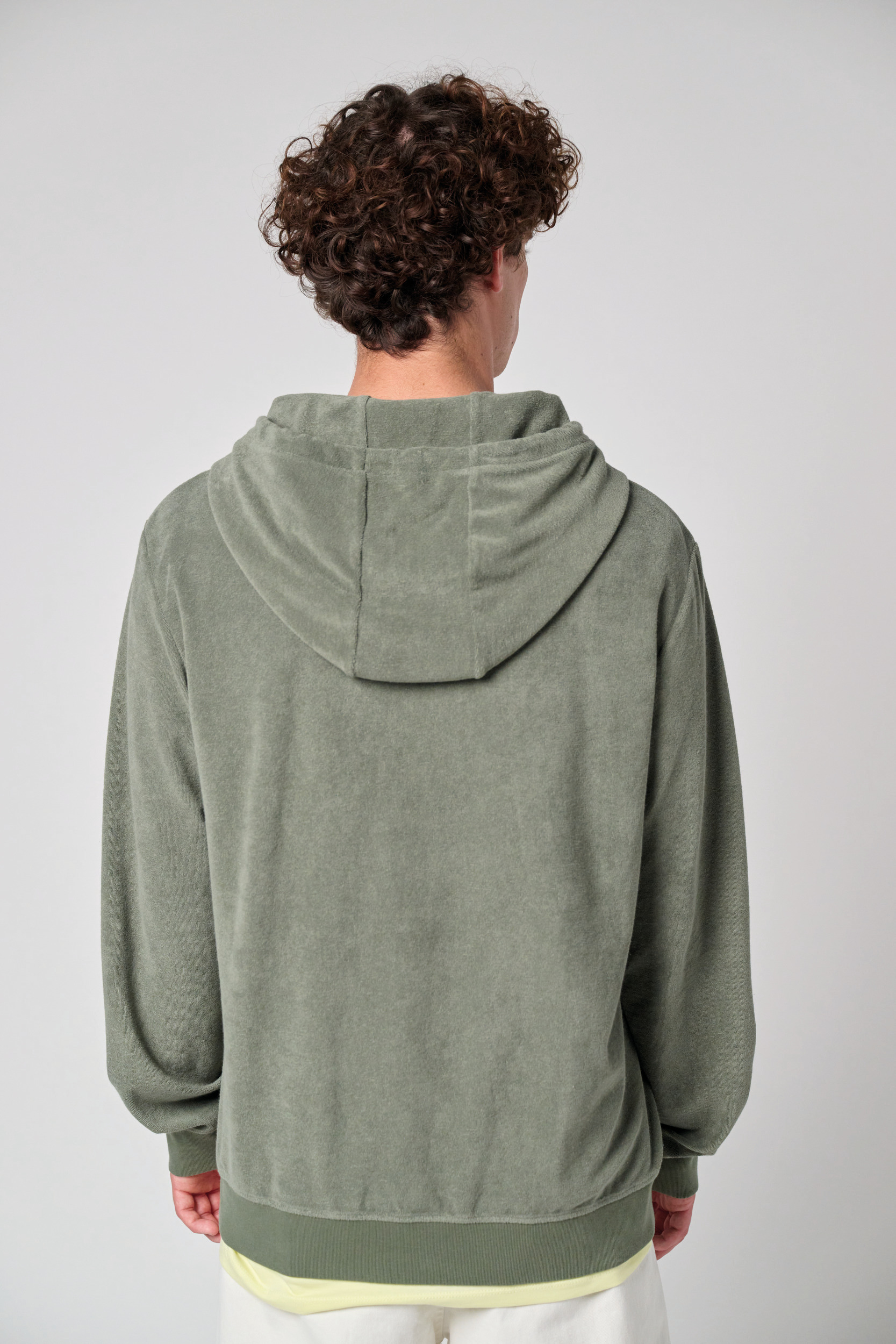 Miniature 12 pour Sweat-shirt écoresponsable en éponge zippé à capuche homme