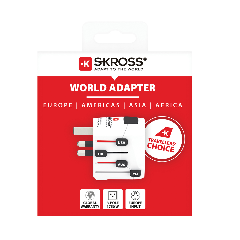 Miniature 4 pour SKROSS Adaptateur de Voyage universel 3-Pôles Pro