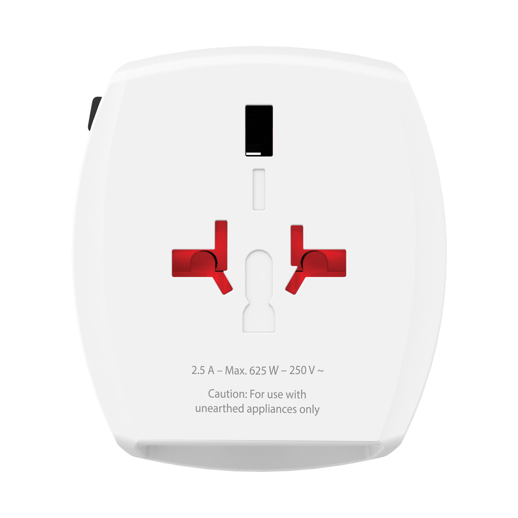 Miniature 3 pour SKROSS Adaptateur de voyage universel MUV 2-Pôles avec USB
