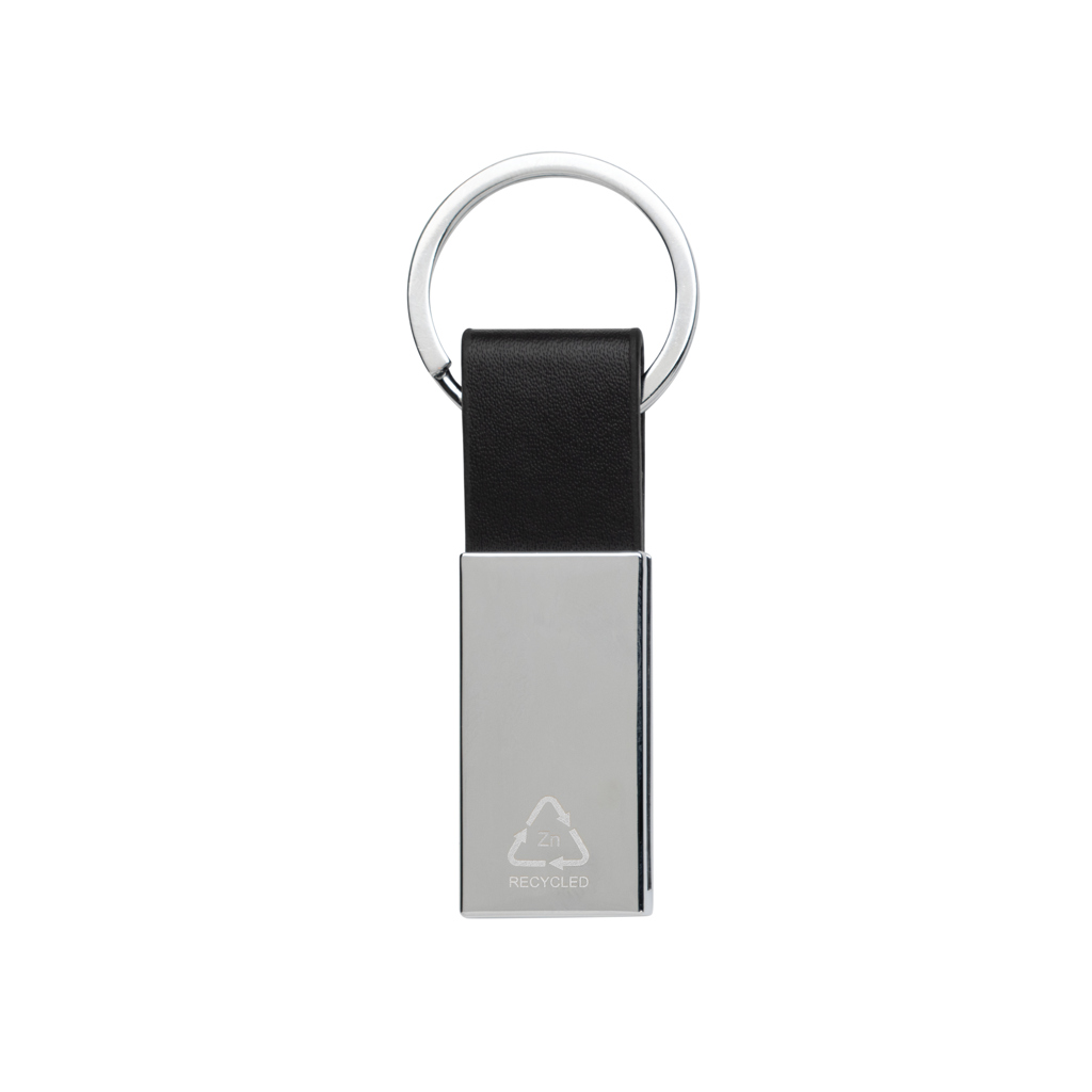 Miniature 5 pour Porte-clés luxe en PU et alliage de zinc recyclé RCS