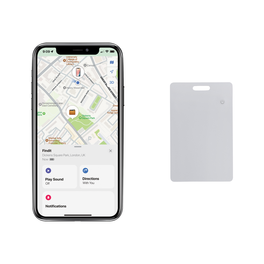 Miniature 6 pour Carte de géolocalisation rechargeable en ABS RCS Findit