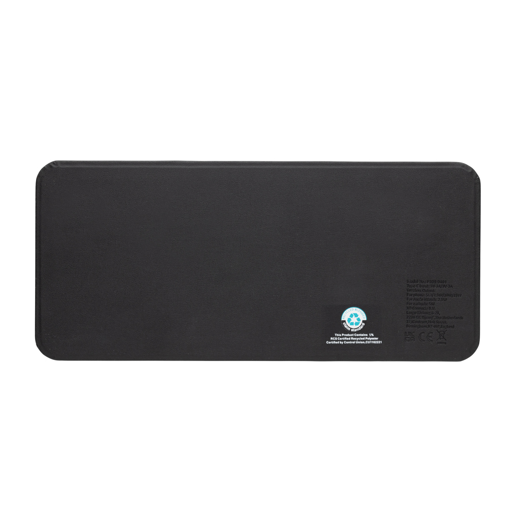 Miniature 6 pour Chargeur de bureau 3 en 1 en PU recyclé RCS Swiss Peak
