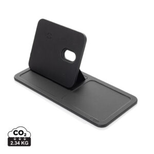 Visuel Chargeur de bureau 3 en 1 en PU recyclé RCS Swiss Peak