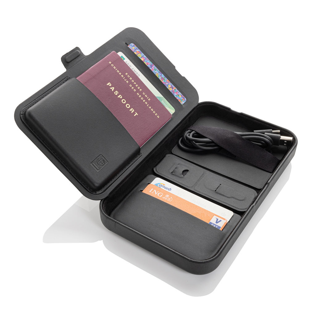 Miniature 2 pour Étui de voyage avec chargeur 3 en 1 en PU RCS Swiss Peak