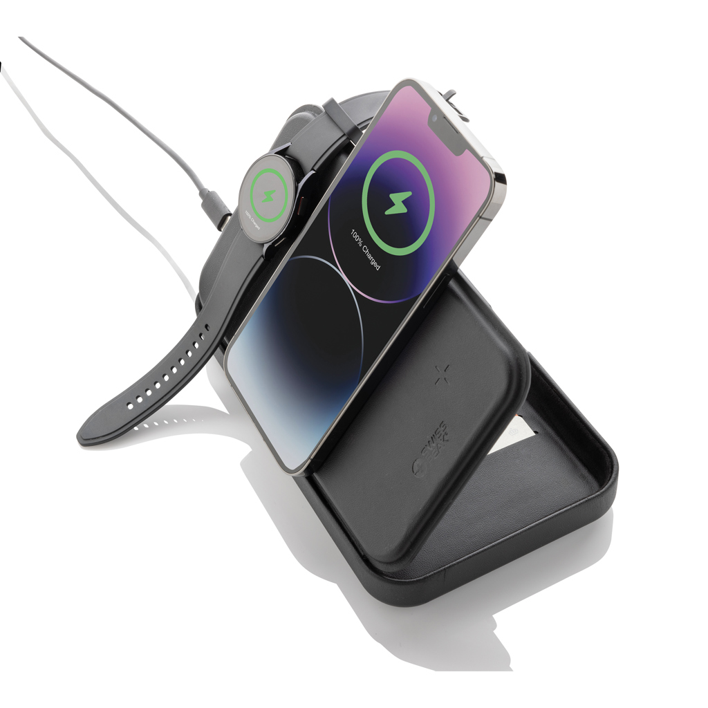 Miniature 4 pour Étui de voyage avec chargeur 3 en 1 en PU RCS Swiss Peak