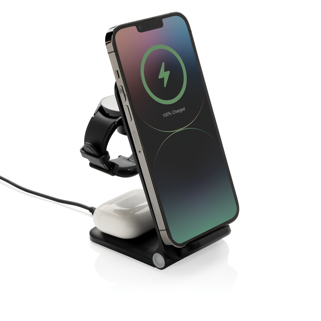 Miniature 4 pour Chargeur 15W 3 en 1 en plastique recyclé RCS Powerpal
