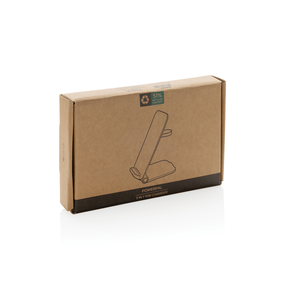 Miniature 13 pour Chargeur 15W 3 en 1 en plastique recyclé RCS Powerpal