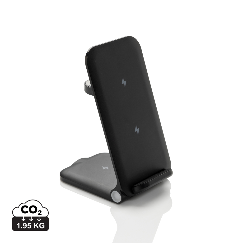 Miniature 1 pour Chargeur 15W 3 en 1 en plastique recyclé RCS Powerpal