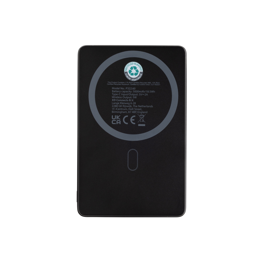 Miniature 4 pour Powerbank 5000mAh et 5W en aluminium recyclé RCS Orion