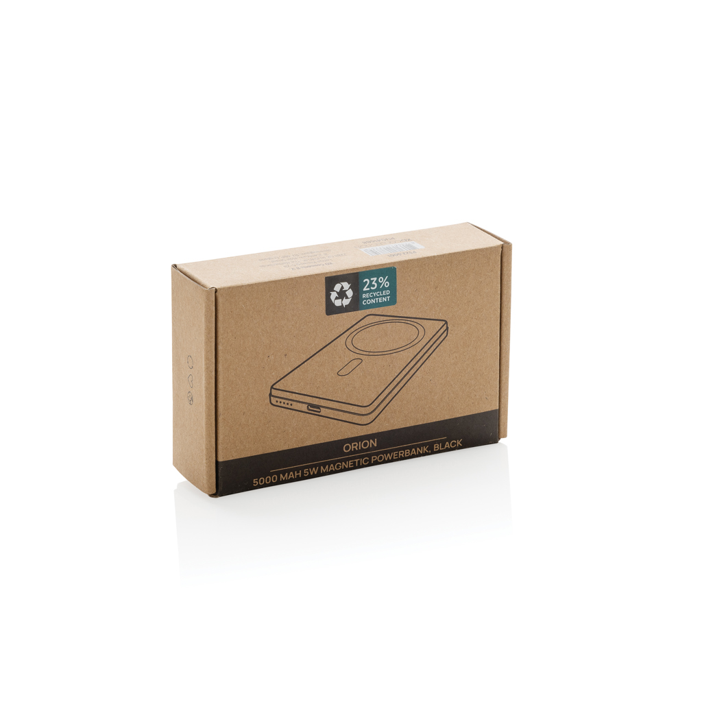 Miniature 12 pour Powerbank 5000mAh et 5W en aluminium recyclé RCS Orion