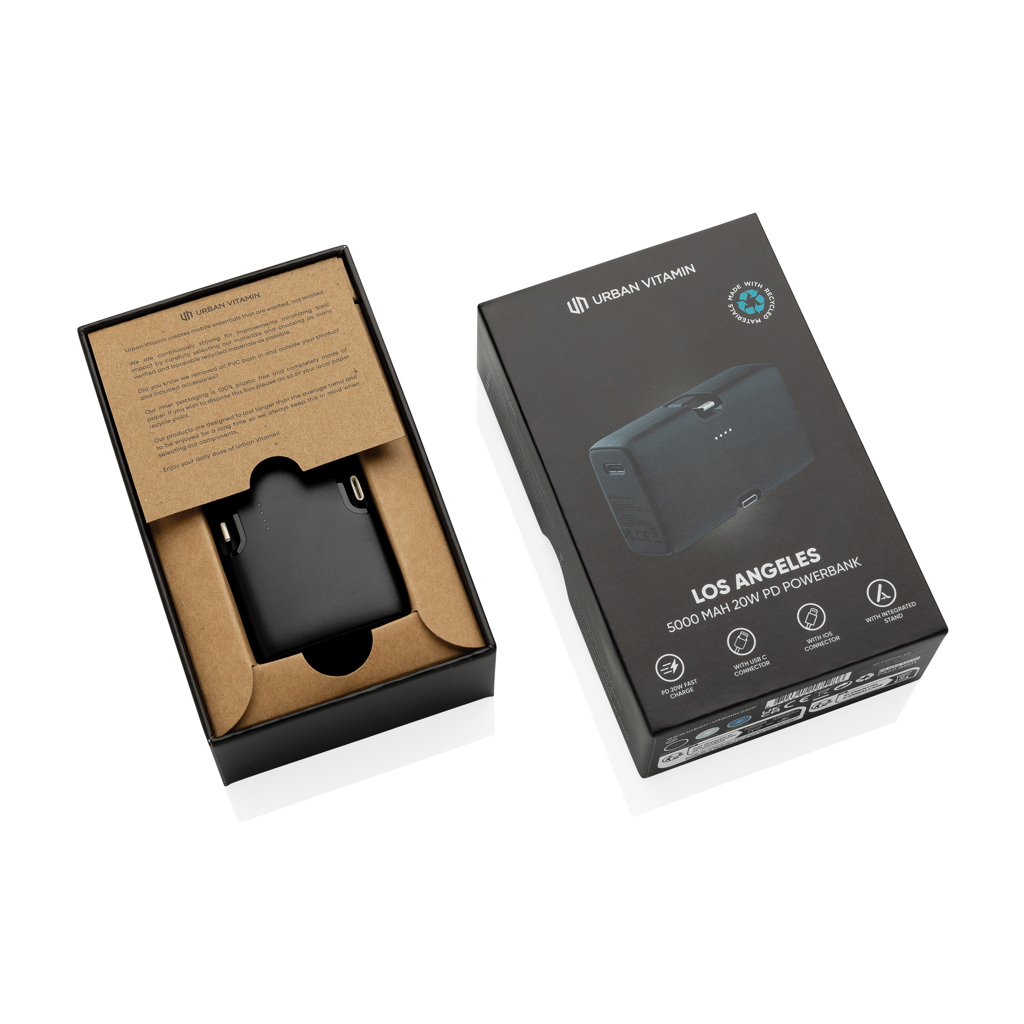 Miniature 17 pour Powerbank 20W PD en plastique RCS Urban Vitamin Los Angeles