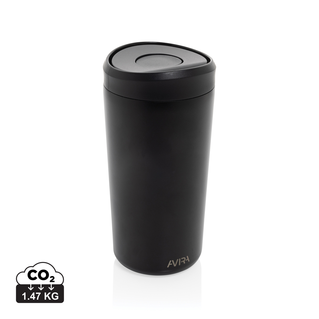 Miniature 1 pour Mug 400ml en acier recyclé RCS Avira Alix