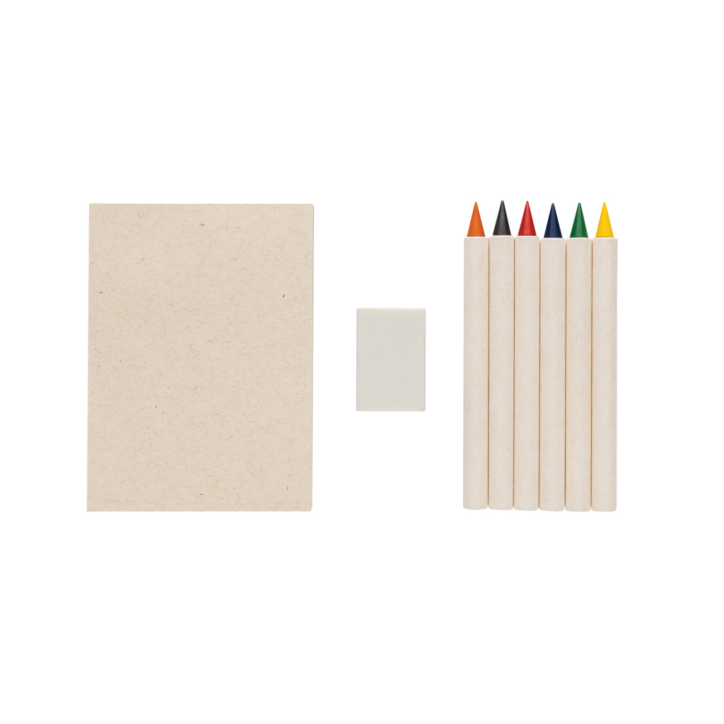 Miniature 3 pour Set de 6 crayons de couleur avec carnet GRS Infinity Micki