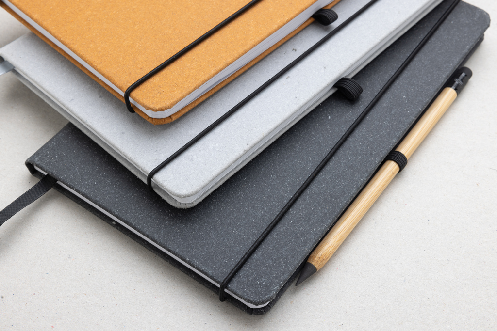 Miniature 12 pour Carnet A5 à couverture rigide en cuir recyclé