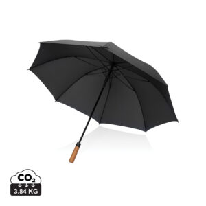 Visuel Parapluie 30" en rPET Aware™ et poignée en acacias