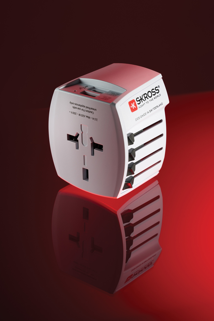 Miniature 7 pour SKROSS Adaptateur de voyage universel MUV 2-Pôles avec USB