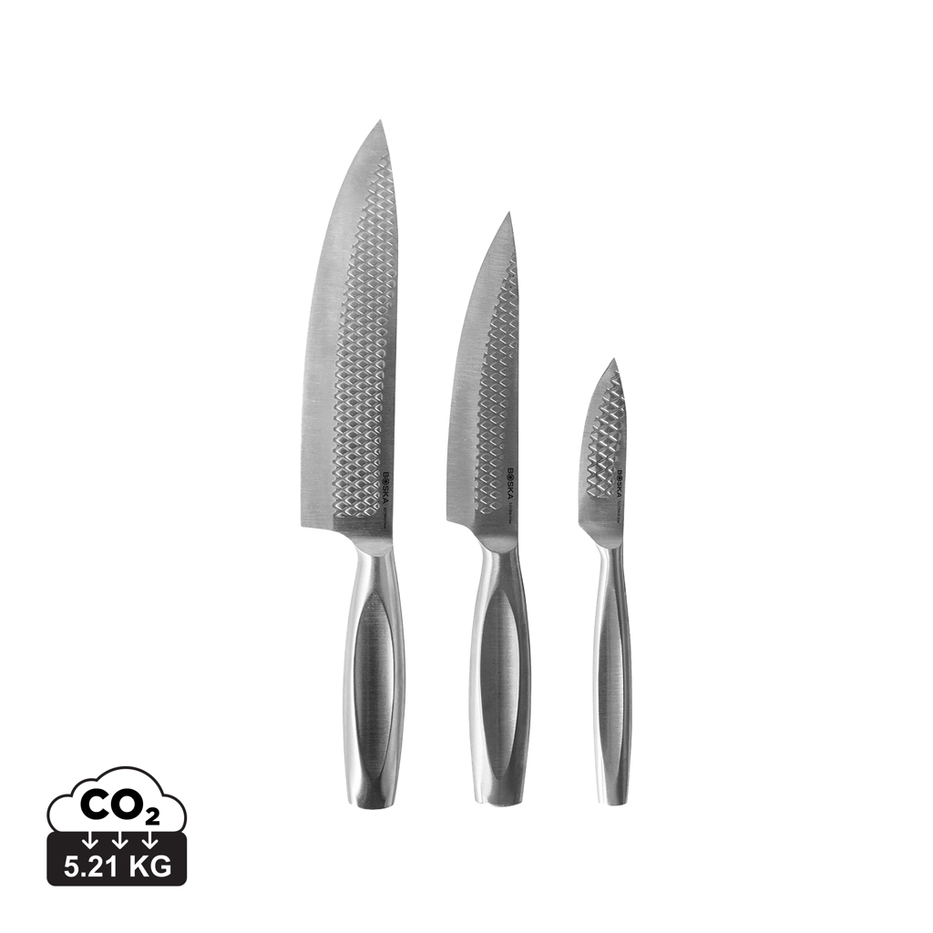 Miniature 1 pour BOSKA Set de 3 couteaux de cuisine Monaco+