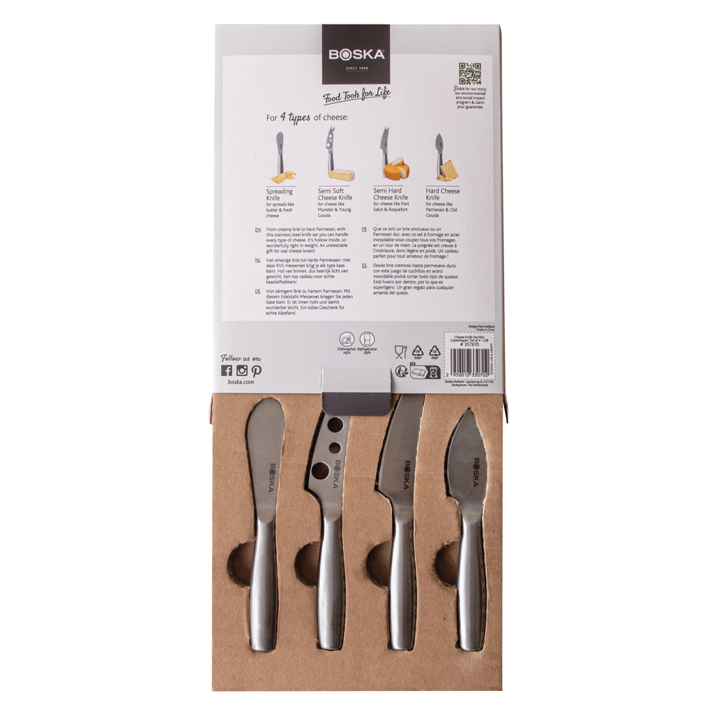 Miniature 40 pour BOSKA Set de couteaux à fromage Mini Copenhagen