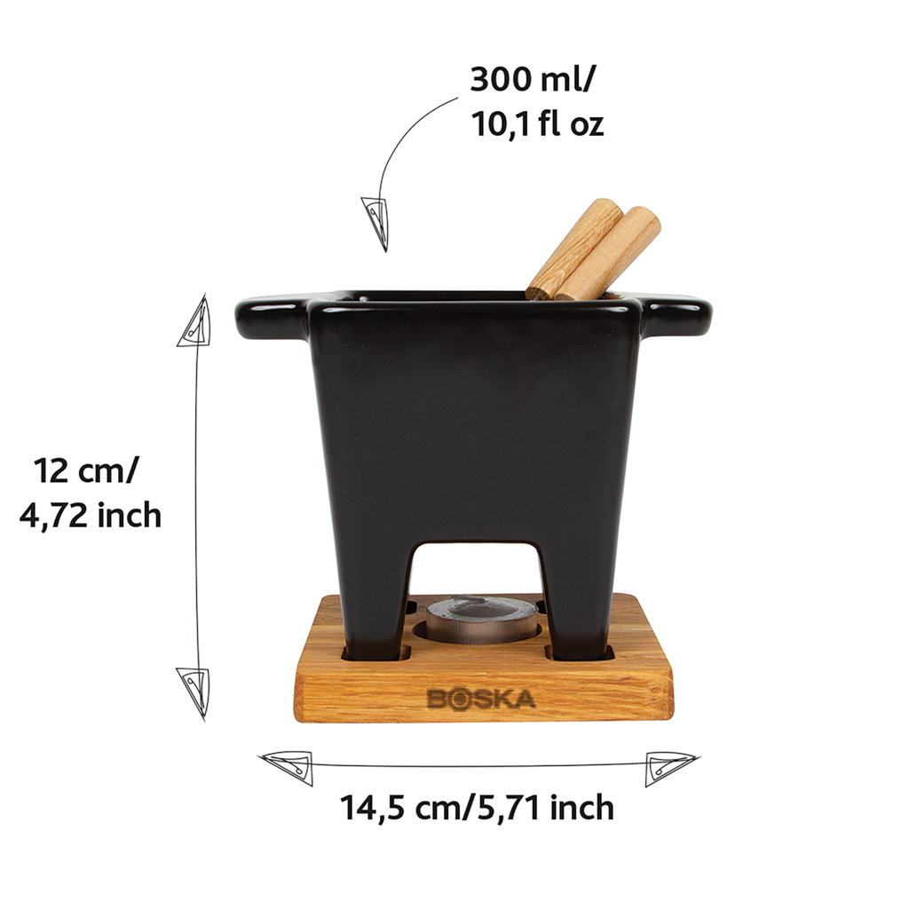 Miniature 5 pour BOSKA Tapas Fondue Nero - 300 ml