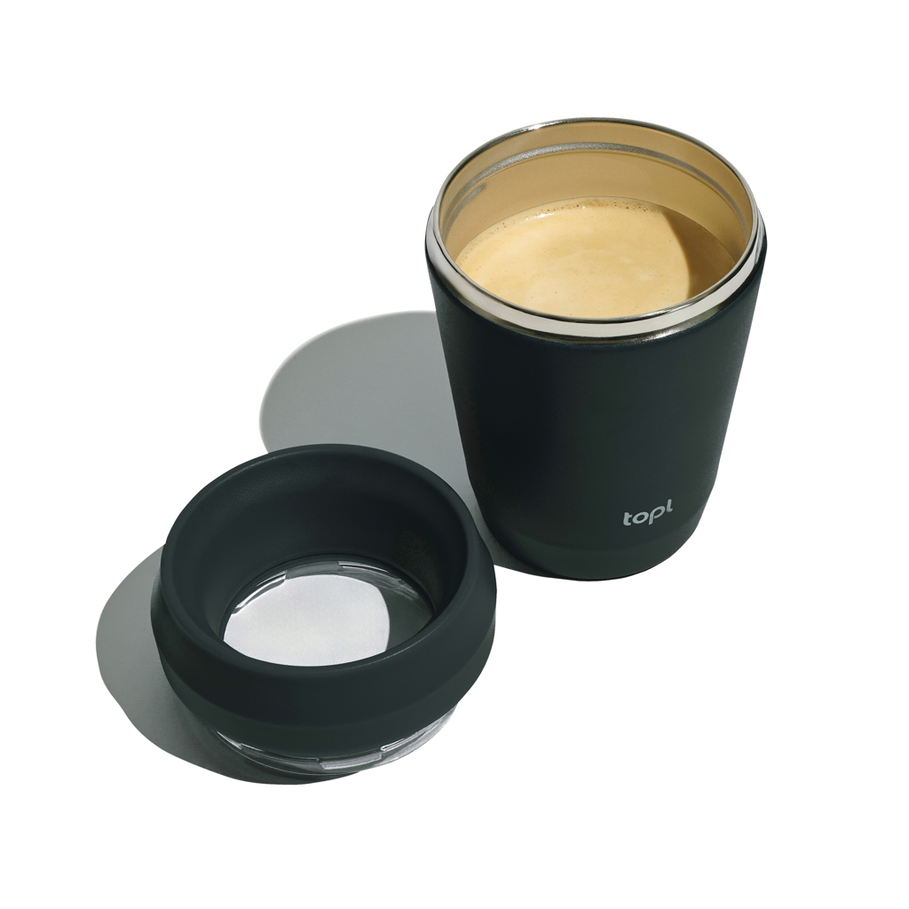 Miniature 3 pour Mug 235 ml avec couvercle 360 en acier recyclé Topl